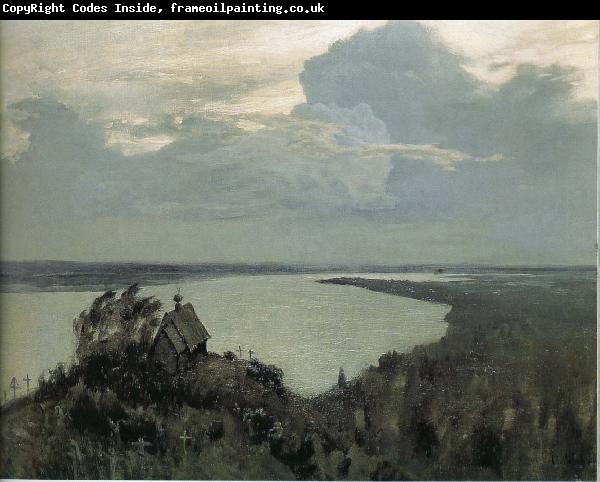 Levitan, Isaak Over the cemetery